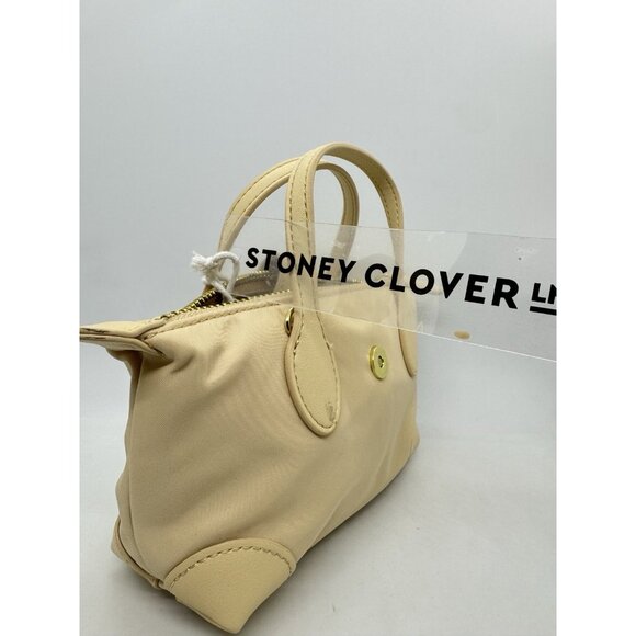 STONEY CLOVER LANE nylon pouchette mini tote crossbody bag - Sand - Picture 6 of 8